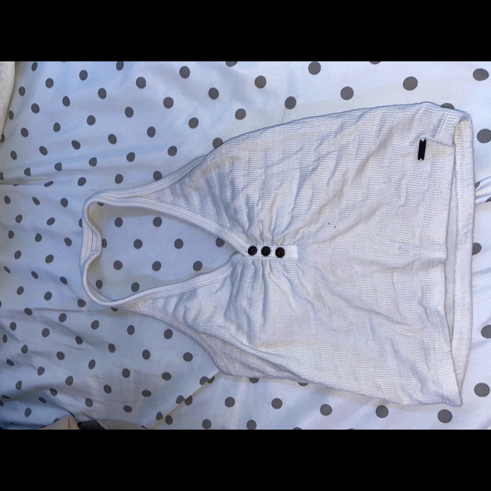Hollister halter neck crop top